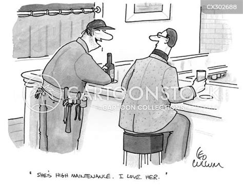 High Maintenance Cartoons and Comics .
